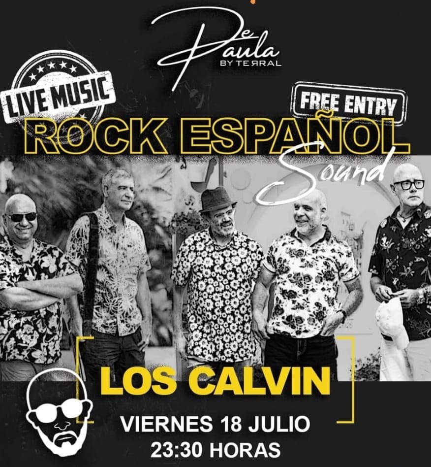 Concierto Cucheverista 2025 en Marbella | Rock, Humor y Locura en De Paula by Terral Póster