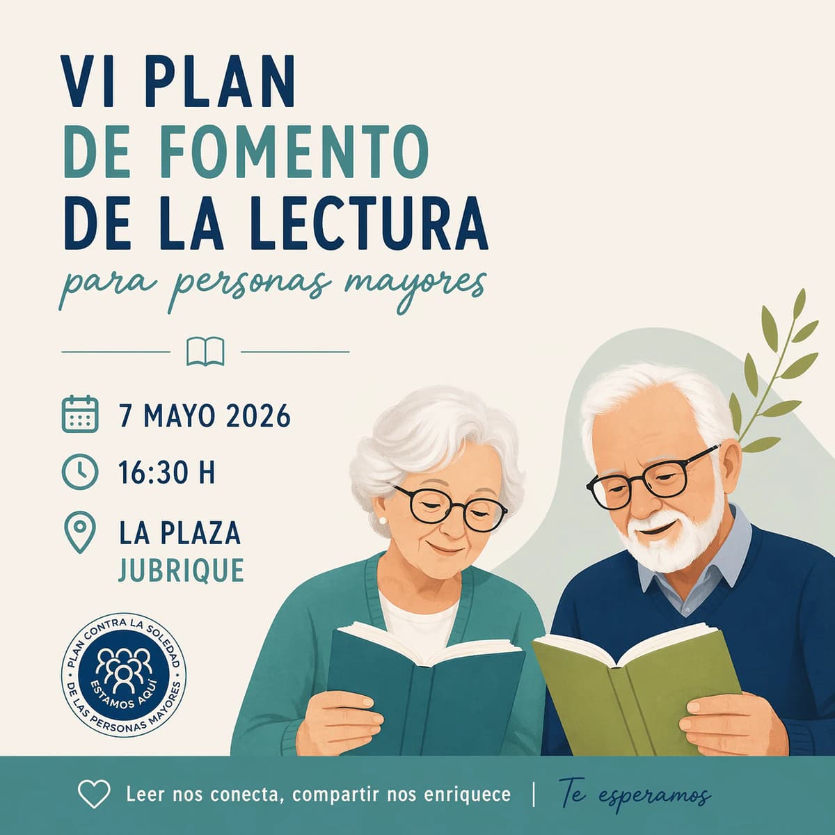 VI Reading Promotion Plan for Seniors Poster
