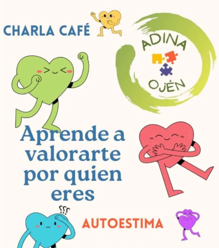 Autoestima y Bienestar — Charla Café Poster