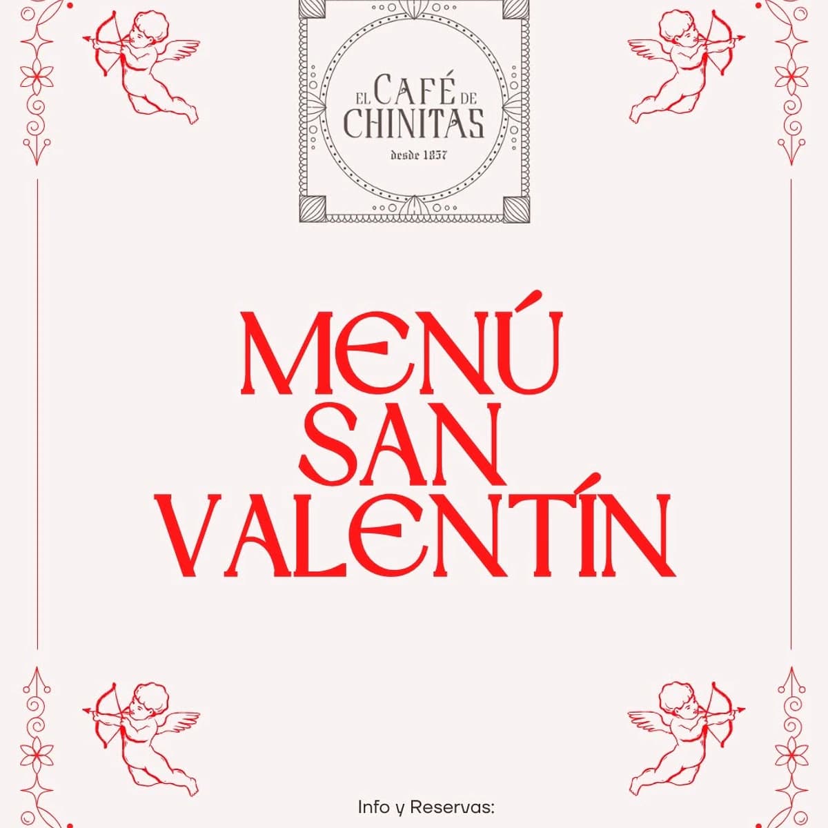 Carta de cena para San Valentin