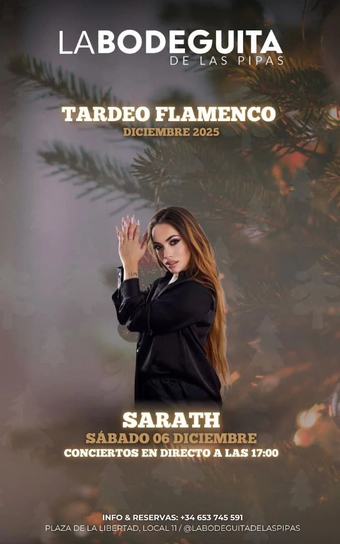 Tardeo Flamenco | Sarath Póster