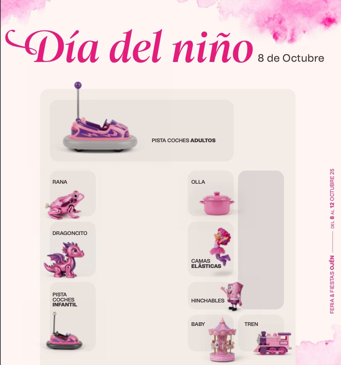 Kids’ rides discount day Poster