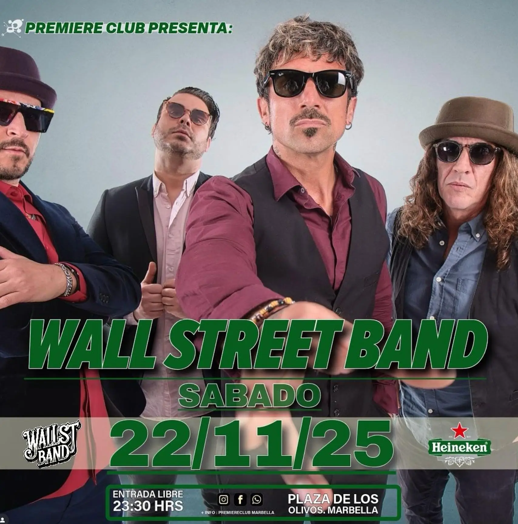 Concierto Wall Street Band Póster