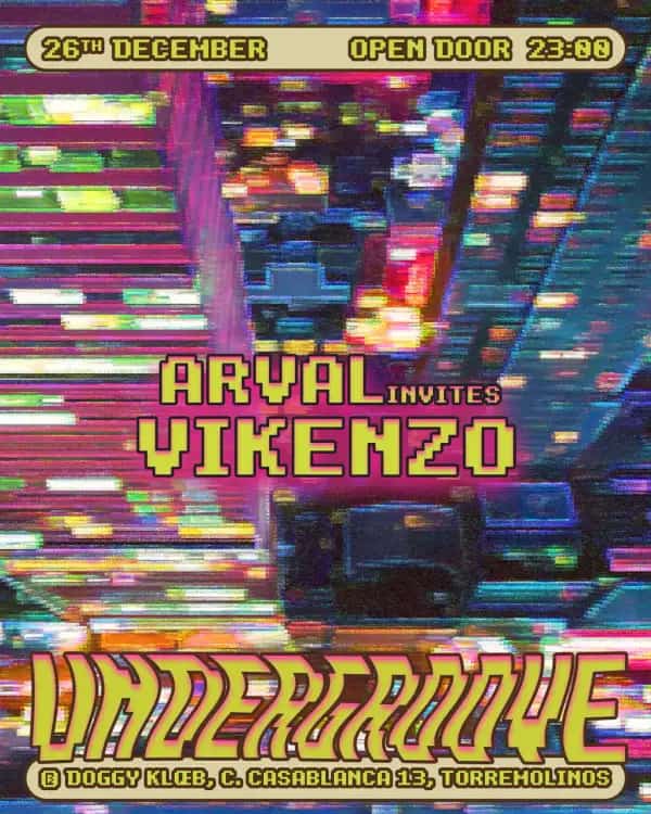 Sesión underground de Undergroove con Arval y Vikenzo en Doggy Klœb Málaga.