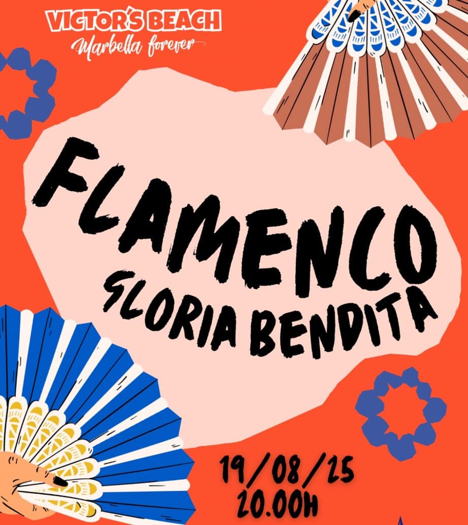Flamenco @ the beach Poster