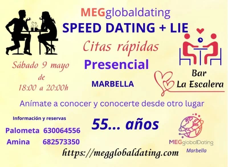 Speed Dating para solteros de 55 años en adelante Imagen de Galería 1