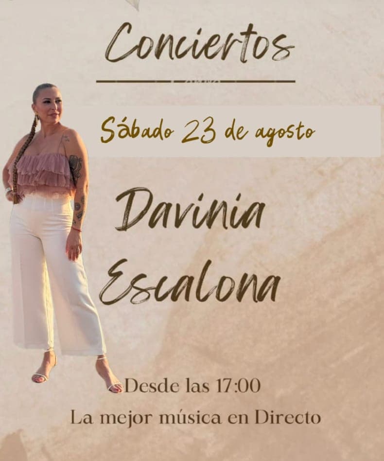 Flamenco-pop sunset show with Davinia Escalona Poster