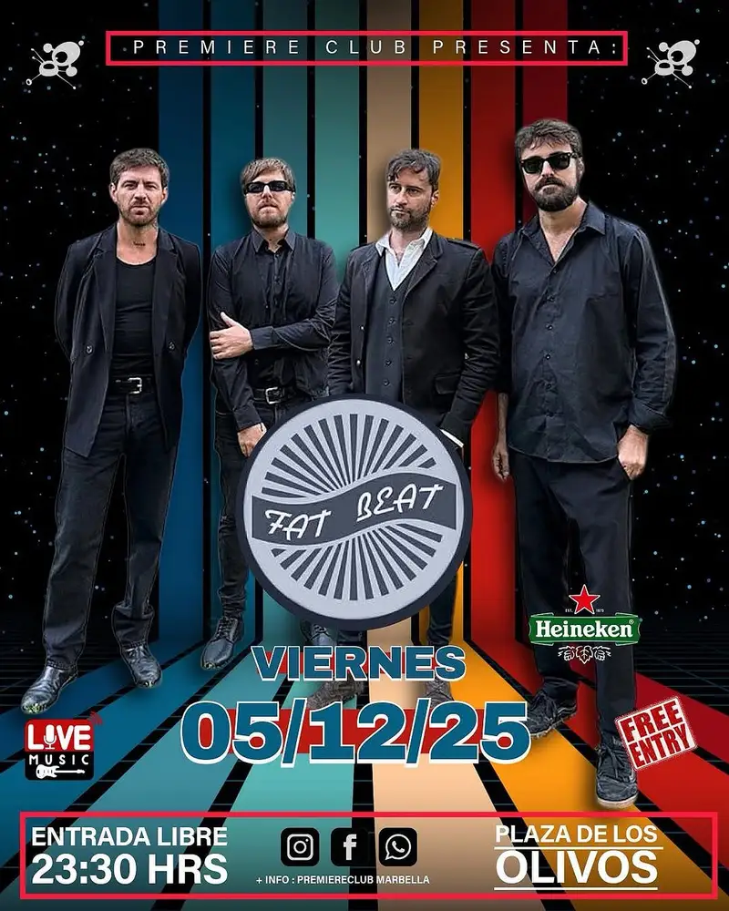 Fat Beat - Fin de Semana de Conciertos Premiere P贸ster