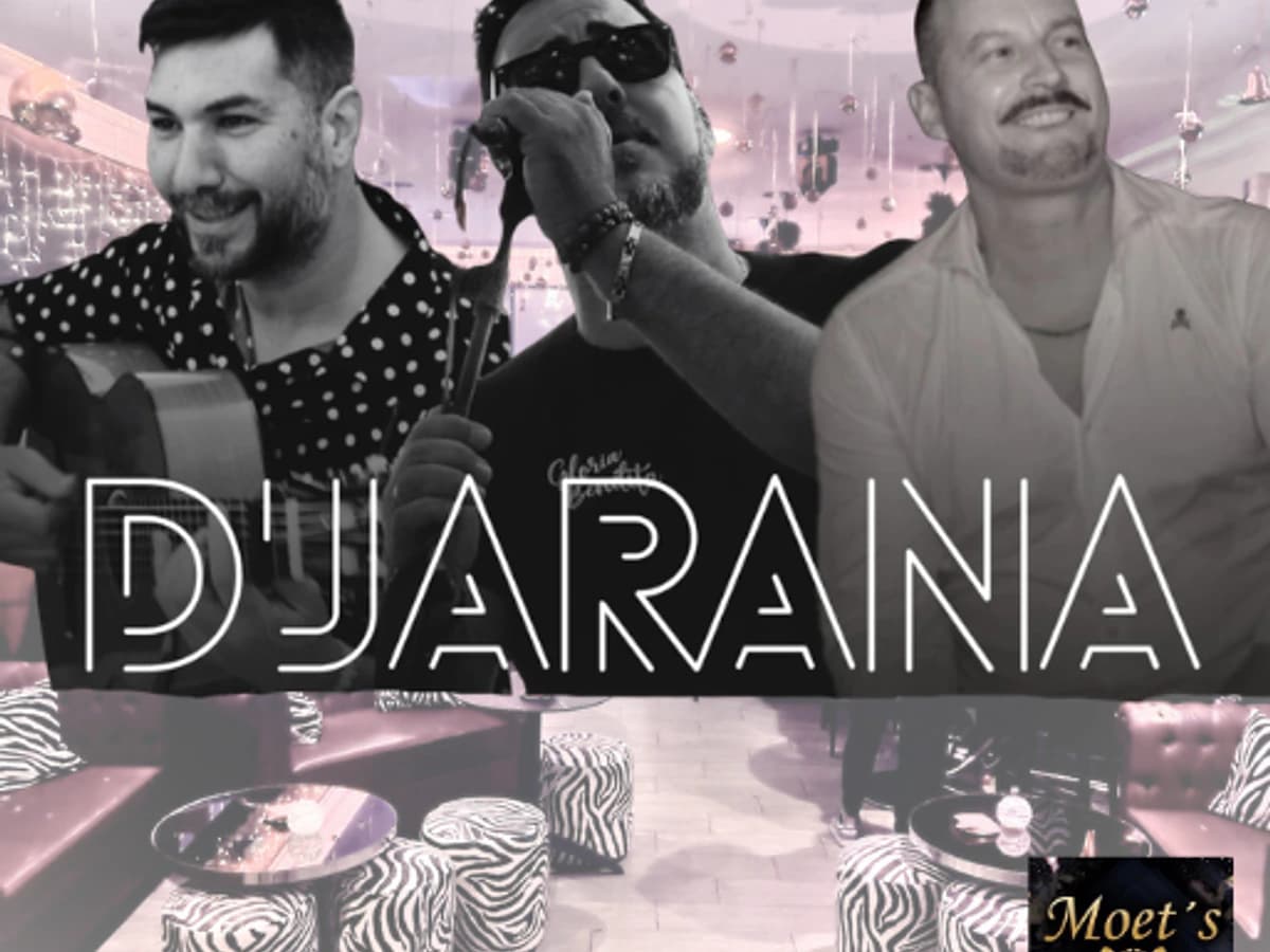 D’JARANA en concierto en Moët Marbella el 6 de marzo a las 18:00, tardeo flamenco con música en directo en el casco antiguo.