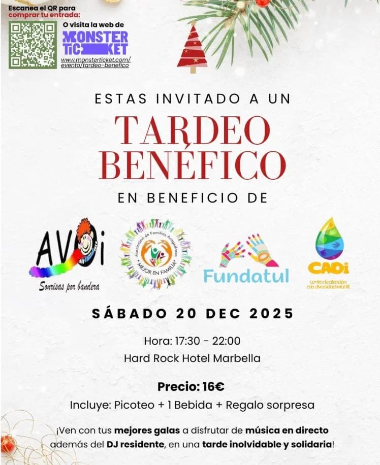 Charity Afternoon Party Poster