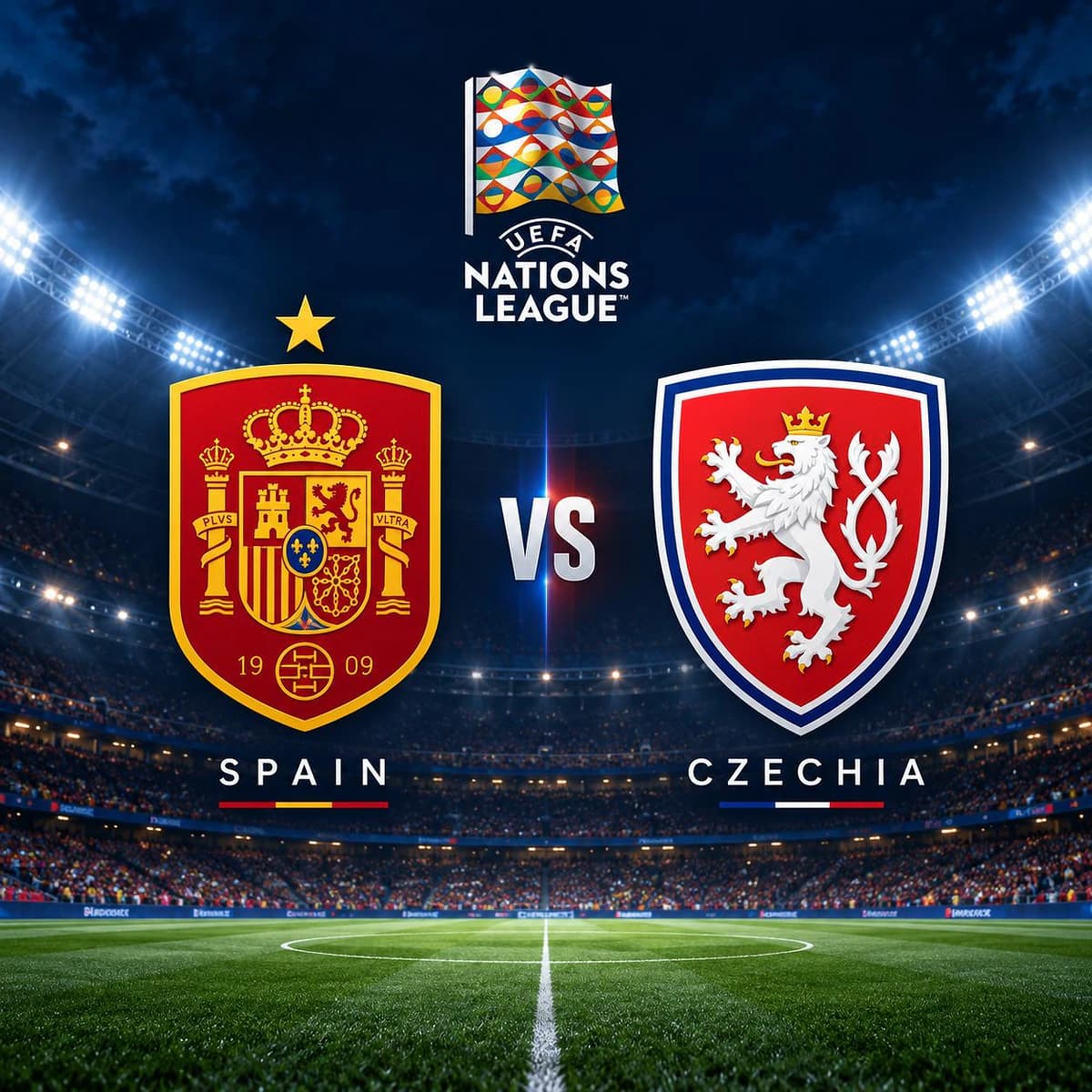 España vs Chequia: sábado de Nations League Póster