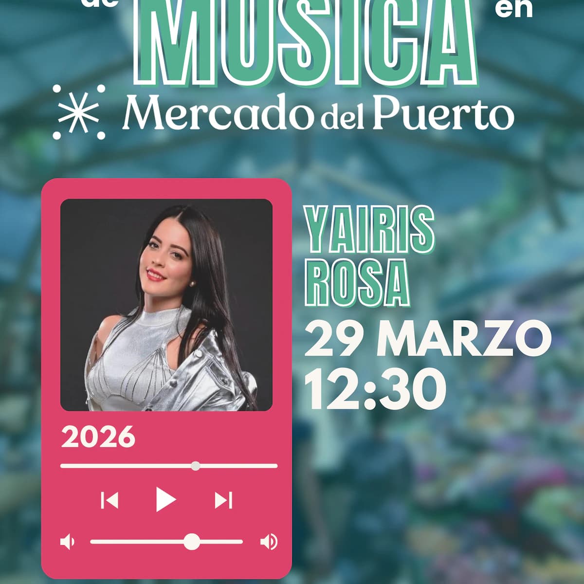 Live music event with Yairis Rosa in Las Palmas 2026