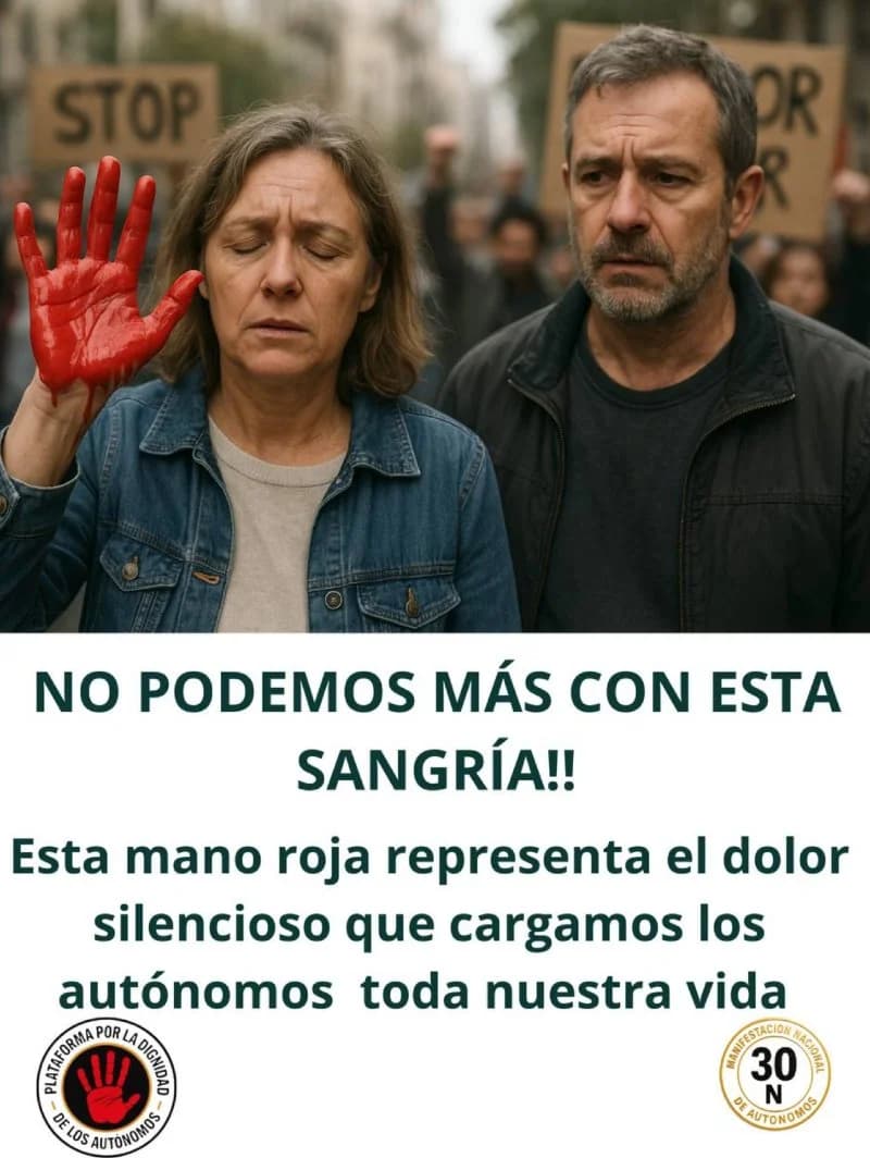 Self-Employed Workers Demonstration 30N Málaga Gallery Image 3