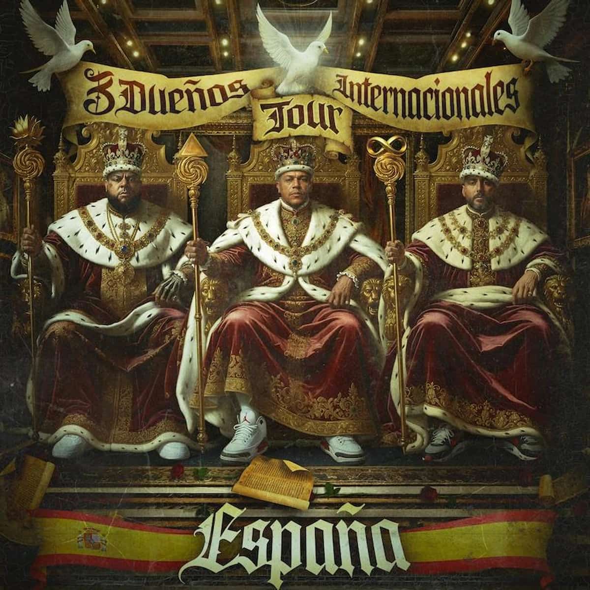 3 Dueños performing live in concert at Sala Trinchera in Málaga