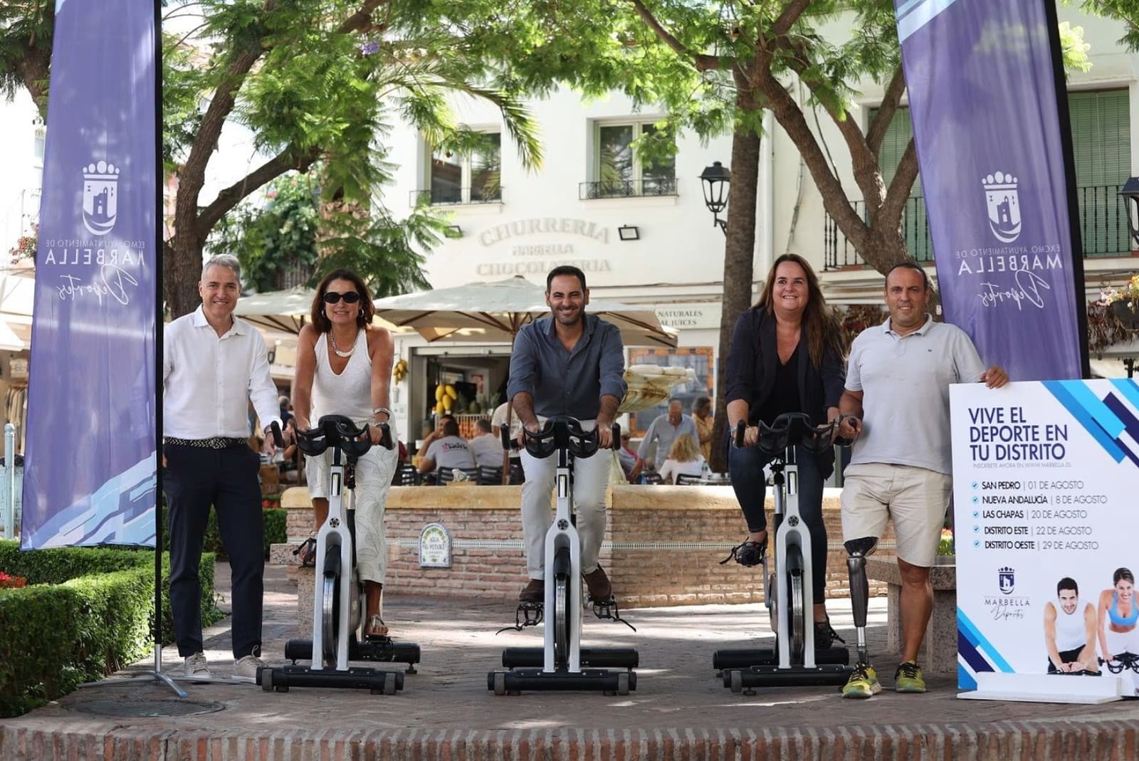Spinning in the Neighborhoods Marbella – San Pedro Alcántara Promenade, free session 1 August 2025 (19:30‑21:00) Gallery Image 1