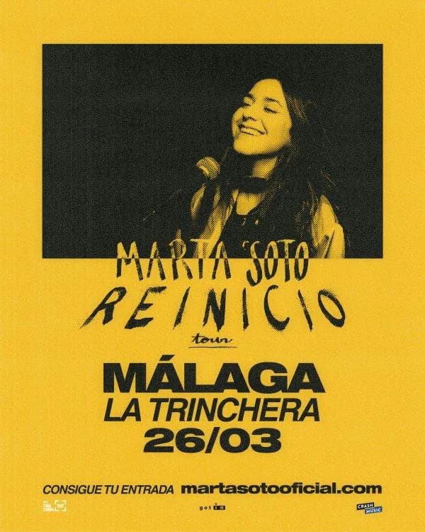 Marta Soto “REINICIO” Tour 2026 Poster