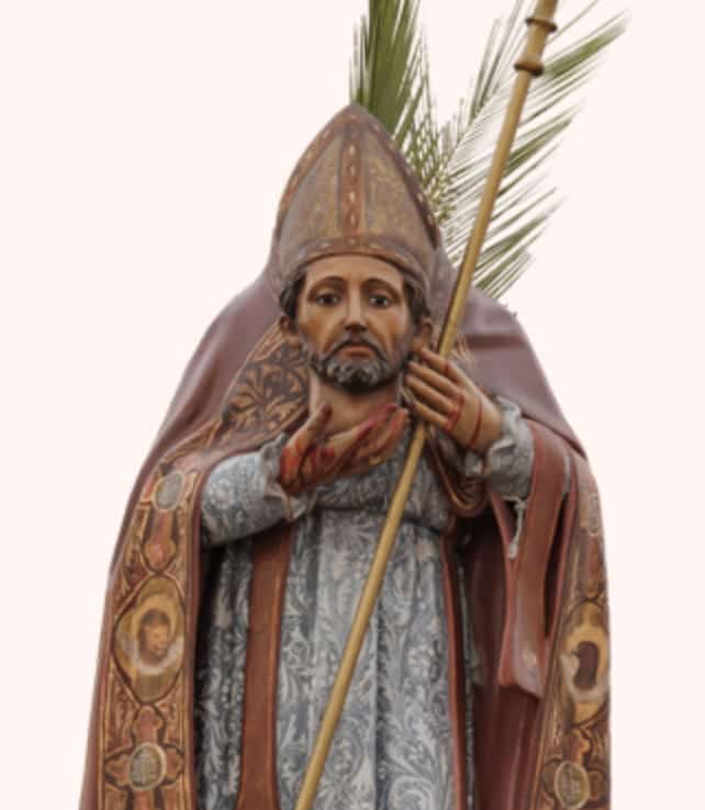 Poster for the Triduum to Saint Dionysius in Ojén