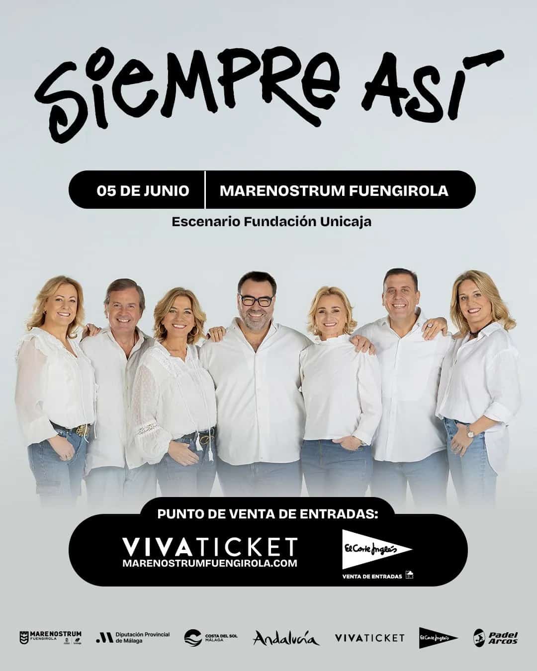 Siempre Así performing live in front of an enthusiastic audience