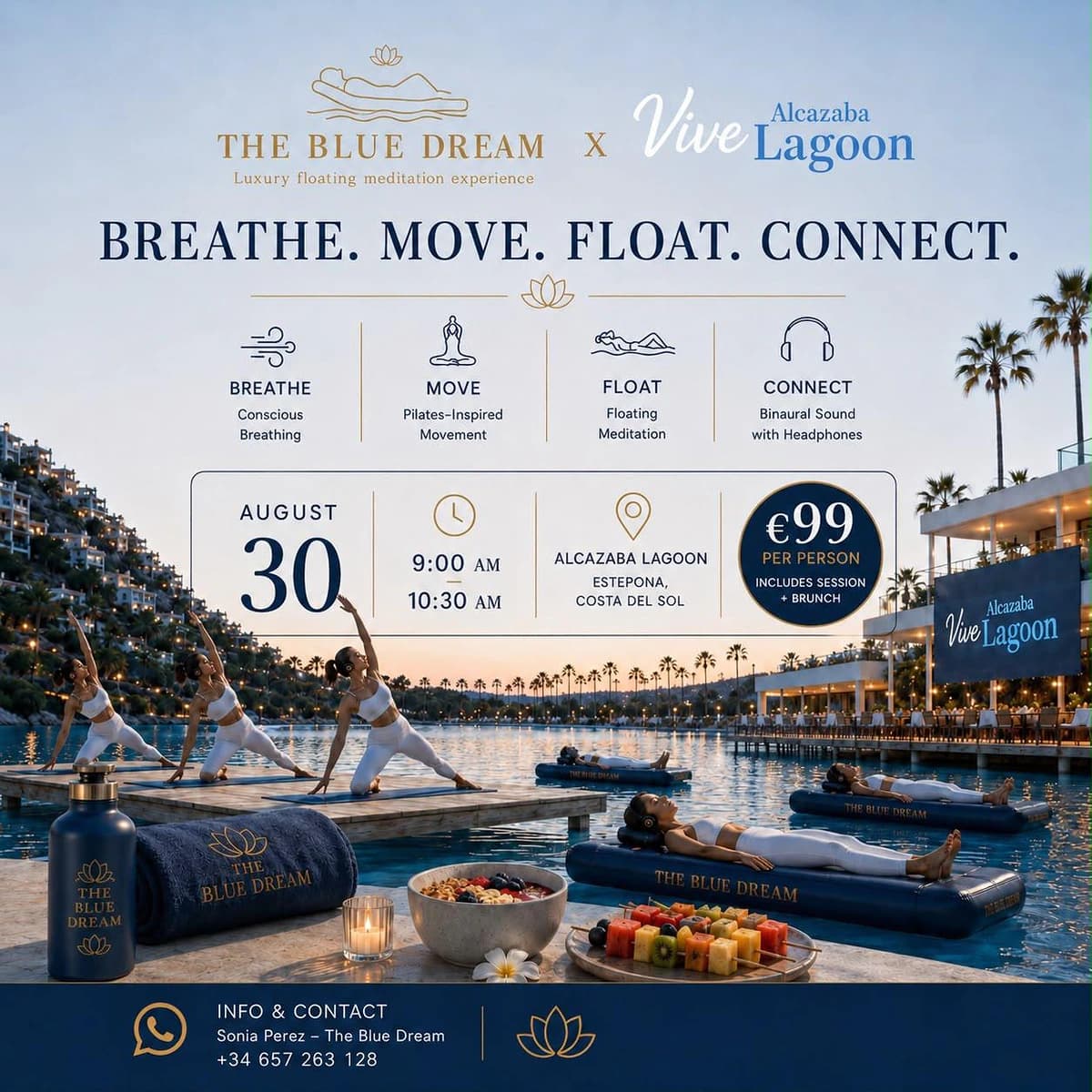 The Blue Dream: Breathe, Move, Float & Connect Poster