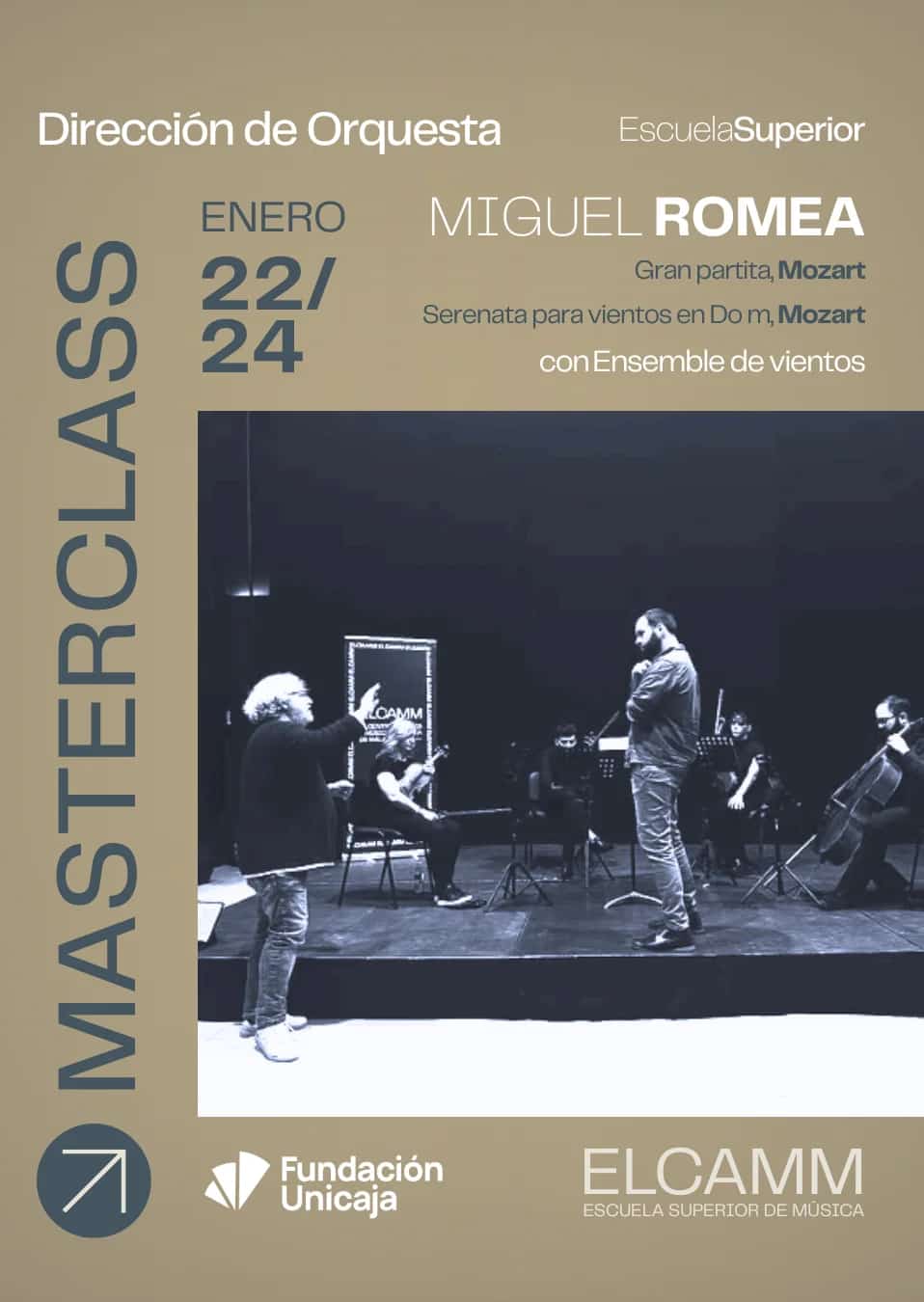 Miguel Romea conducting at ELCAMM in Málaga 2026