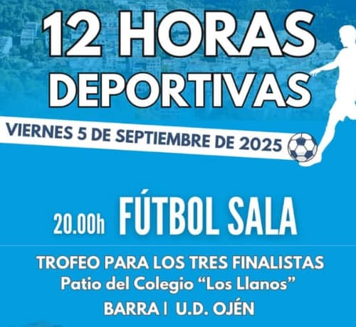 12-Hour Sports — Futsal Tournament Poster