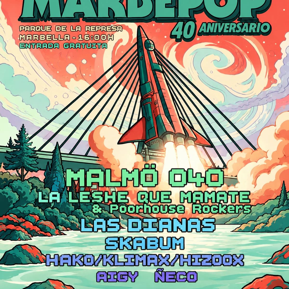 MarbePop 2026 – Celebración del 40 Aniversario Póster