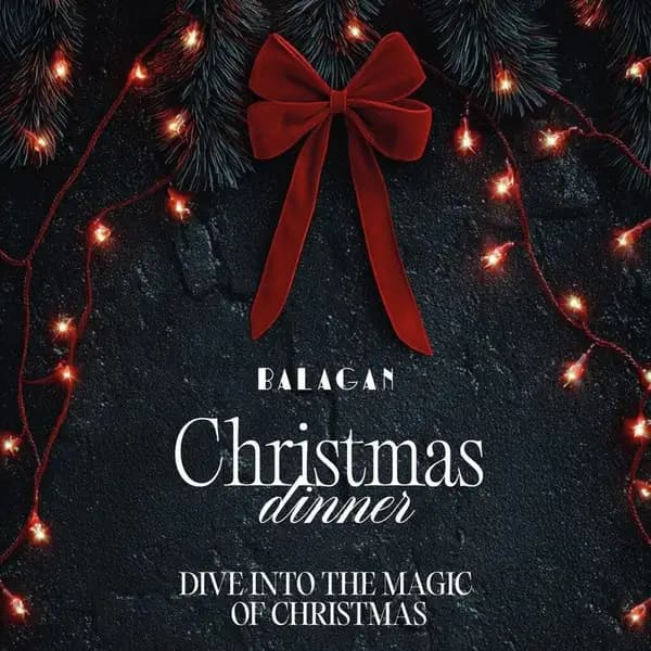 Imagen del cartel del evento de la Cena de Navidad en Balagan Marbella el 24 de diciembre desde las 18:00 h