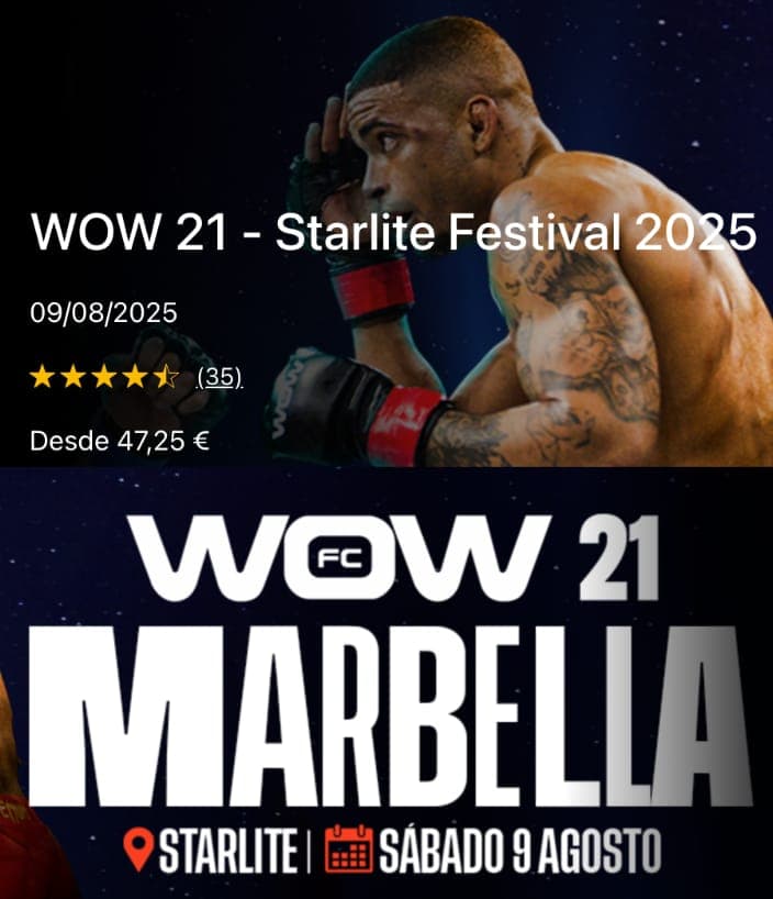 WOW 21 at Starlite Occident Marbella 2025 Poster