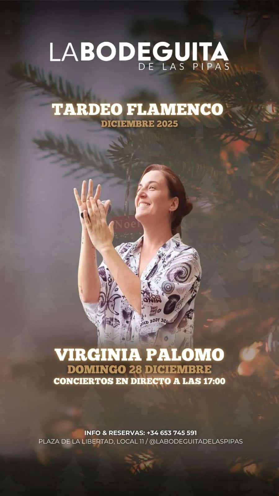 Event poster image of Flamenco Afternoon with Virginia Palomo