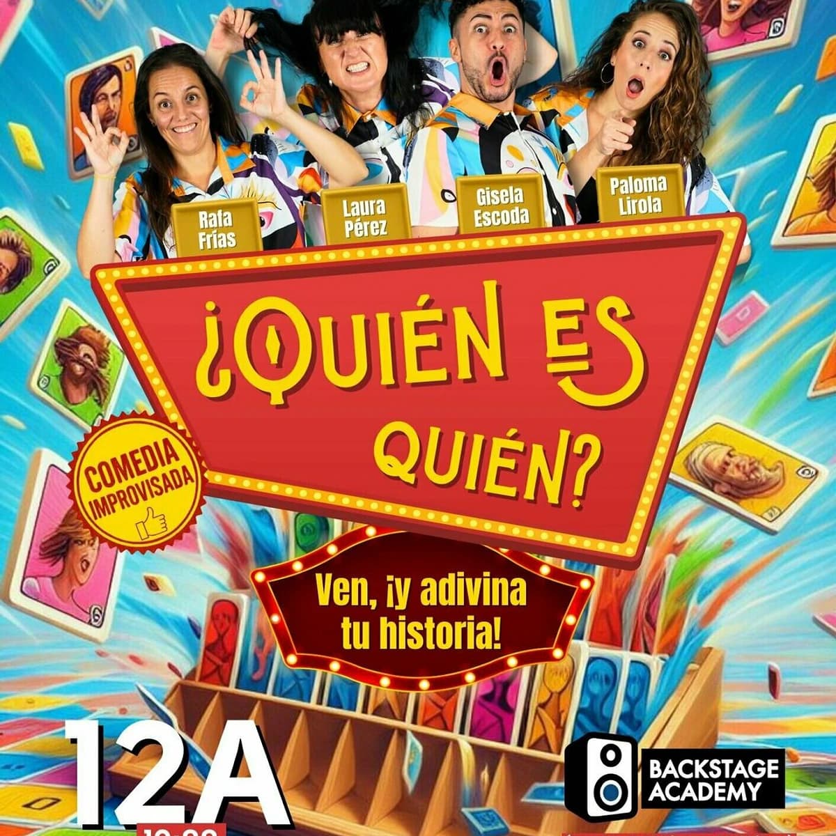 ¿Quién es quién? – Comedia improvisada en Málaga Póster