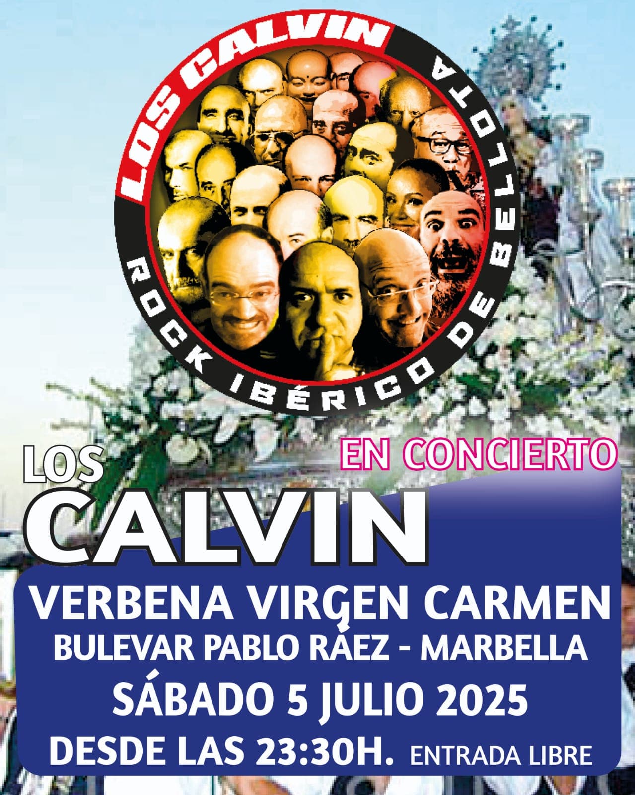 Los Calvin Concert Poster