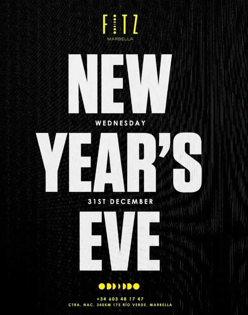 New Year’s Eve 2025 | FITZ Marbella Gallery Image 1
