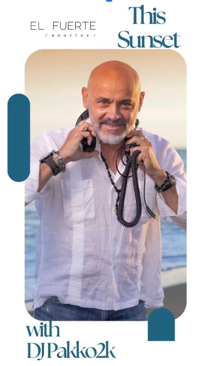 Puesta de sol con DJ Pakko 2K PĂłster