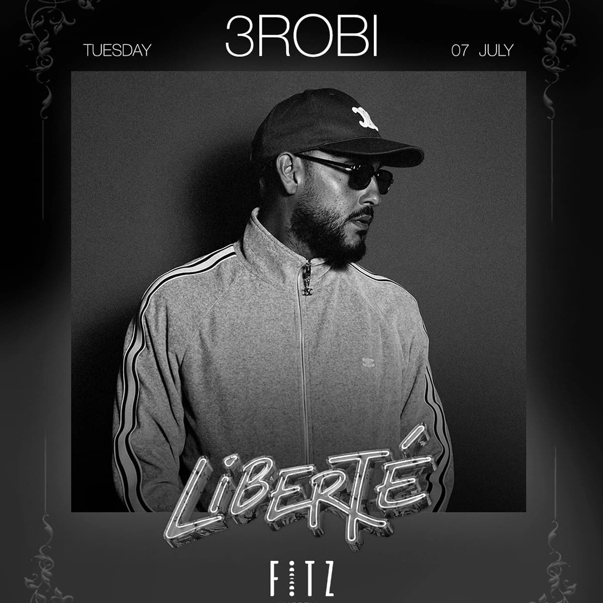 Evento musical en vivo de 3ROBI en Fitz Marbella 2026
