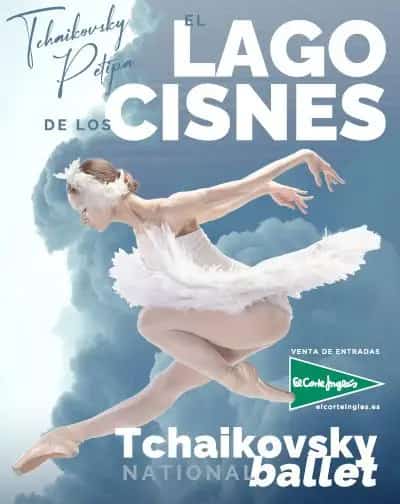 El Lago de los Cisnes interpretado por el Ballet Nacional Tchaikovsky en el FYCMA de Málaga.