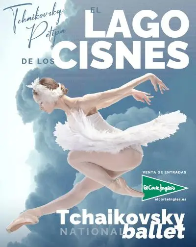 El Lago de los Cisnes – Ballet Nacional Tchaikovsky Póster