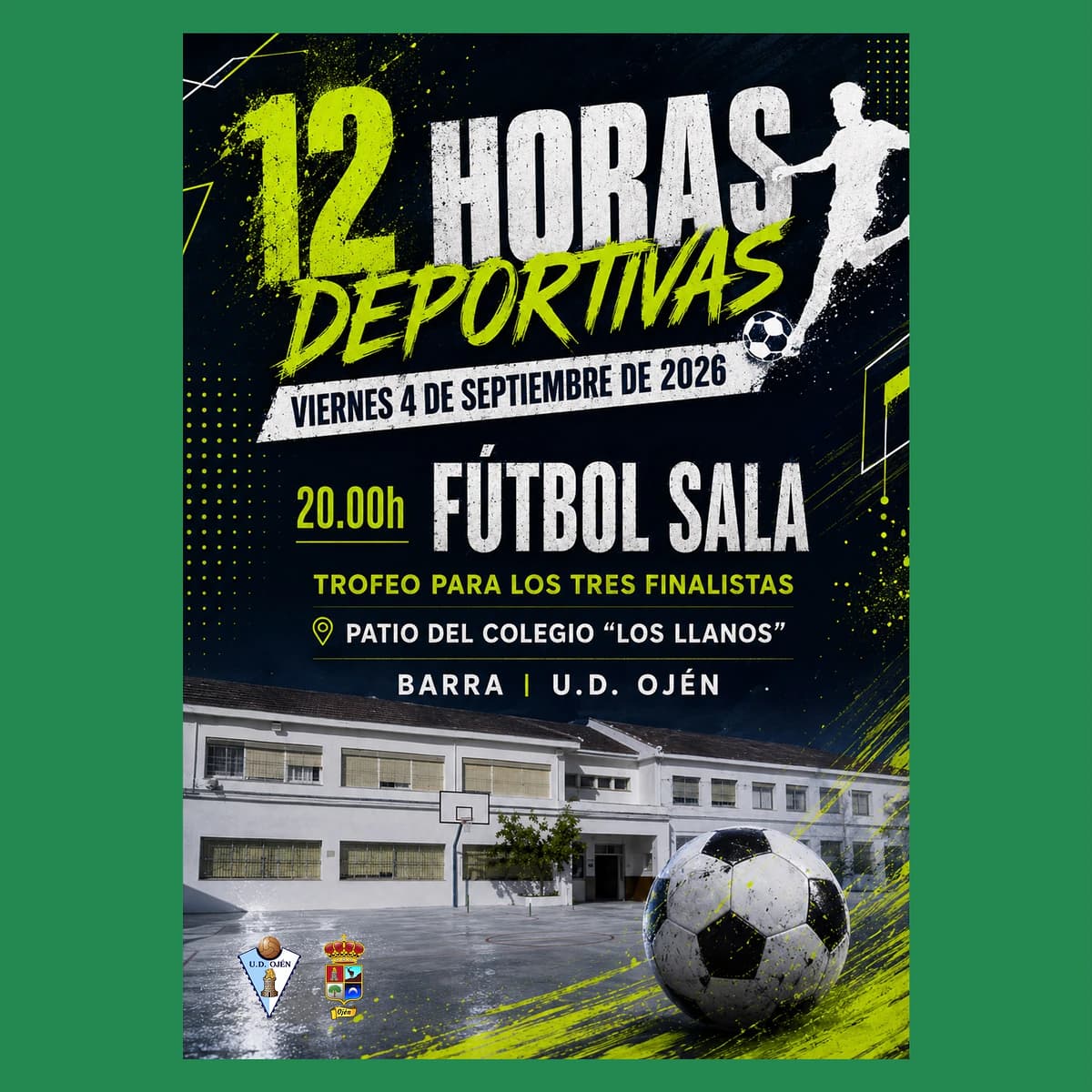 12 Horas Deportivas – Celebración Atlética de Ojén Póster