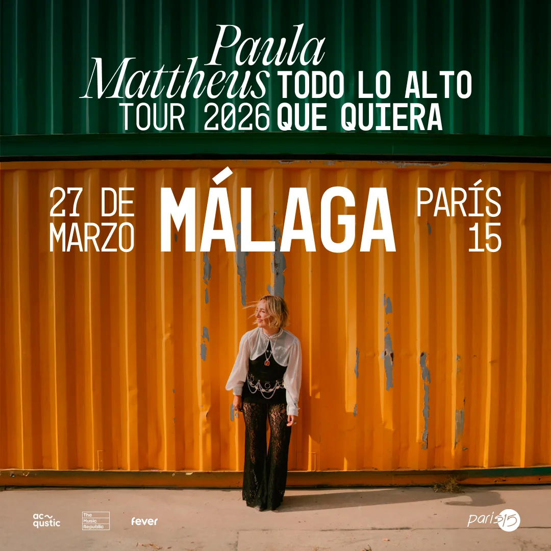 Paula Mattheus – Gira Nacional 2026 Póster