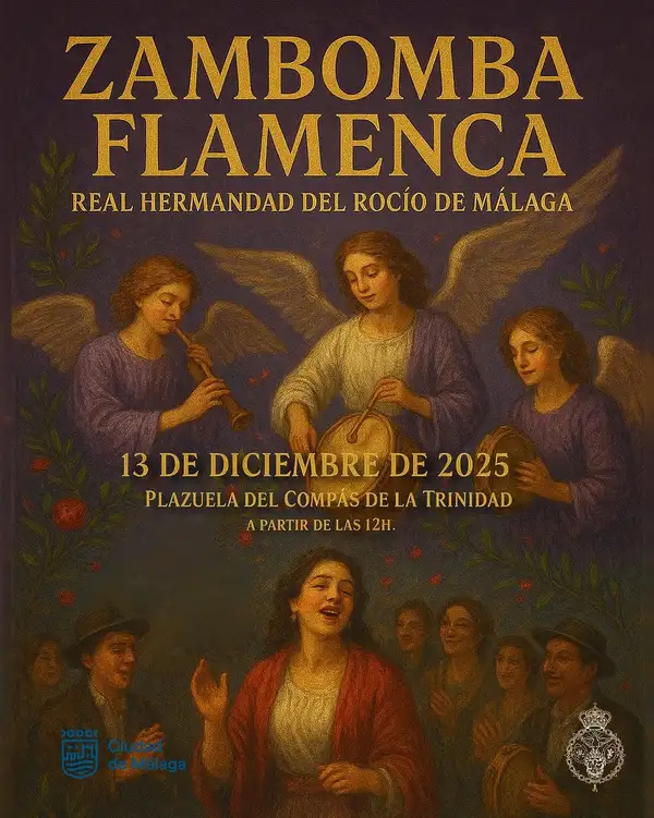Zambomba Celebration in La SantĂsima Trinidad Poster