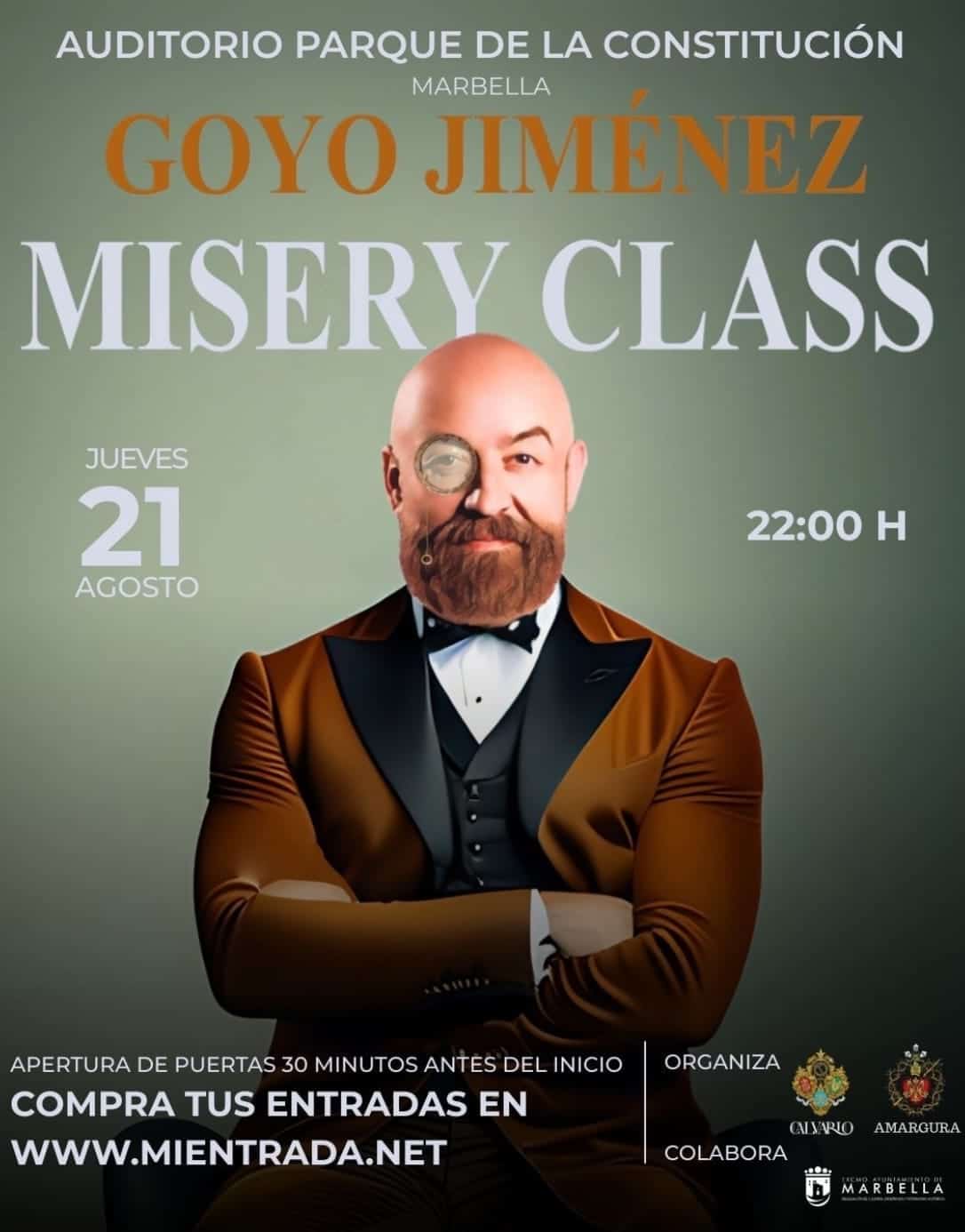 Goyo Jiménez – Monólogo de humor crítico - Auditorio José Pernía Calderón Poster