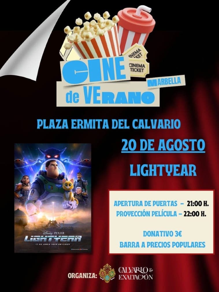 Cine de Verano: Lightyear en Plaza de la Ermita del Calvario Póster