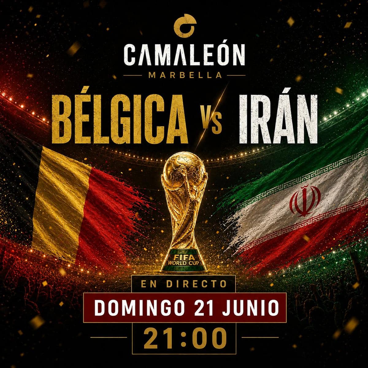 Bélgica vs Irán | Mundial 2026 en directo Póster