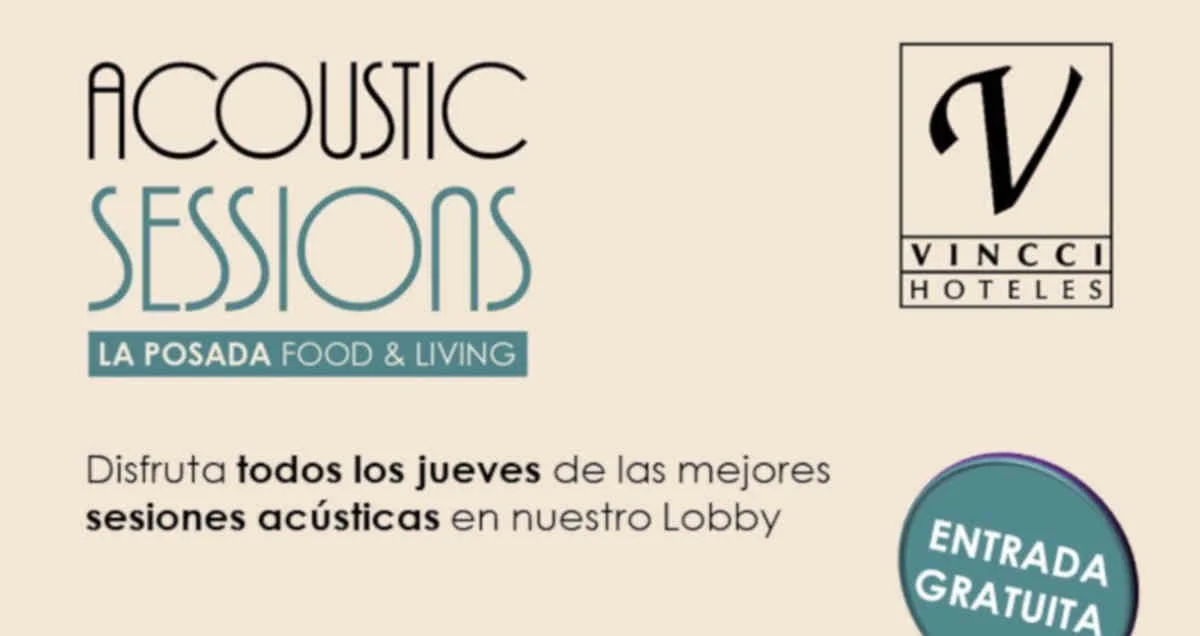 Música acústica en vivo en Hotel Vincci Málaga 2026