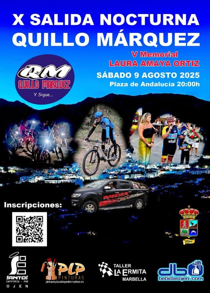 X Salida Nocturna Quillo Márquez 2025 Póster