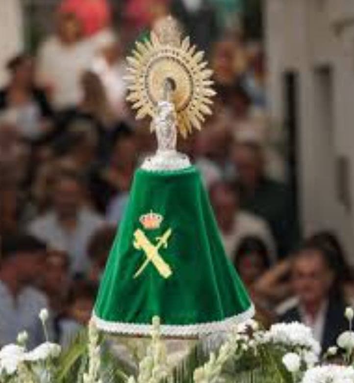 Mass honoring Our Lady of the Pillar — Civil Guard Poster