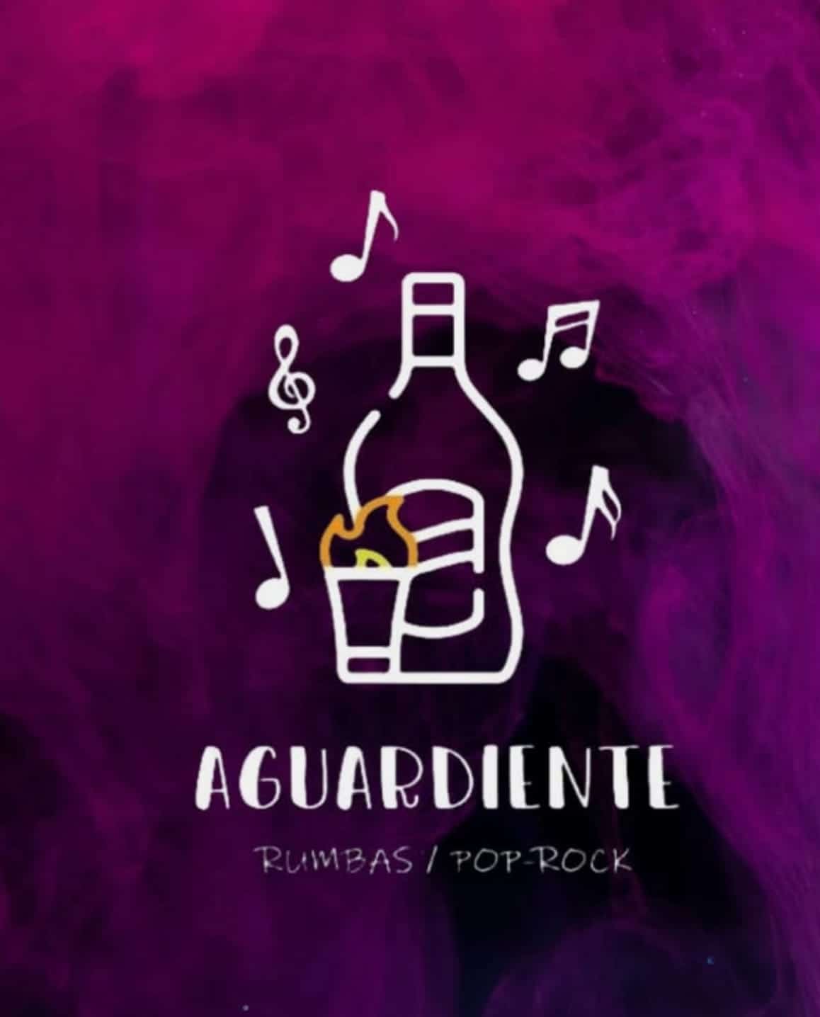 Poster for Aguardiente’s closing concert at Jubrique Fair.