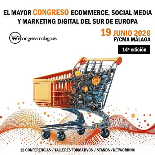 Imagen del eCongress Málaga con tema de marketing digital