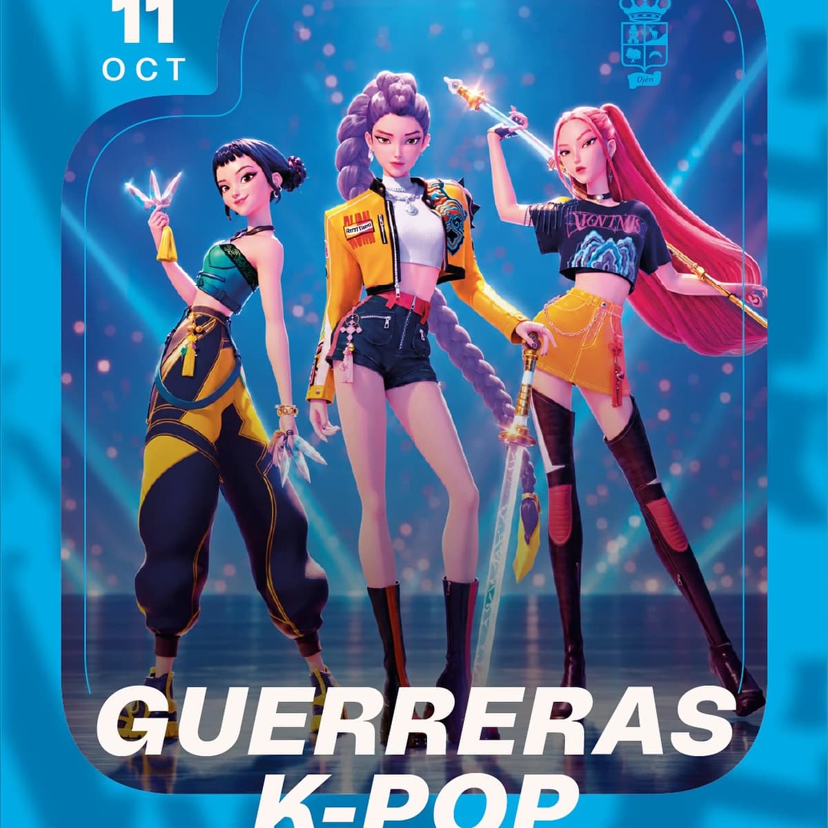 Guerreras K-Pop – Fiesta Infantil Póster