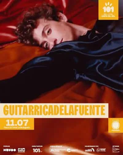 Guitarricadelafuente en directo en Málaga 2026 con un concierto flamenco-folk en La Malagueta.