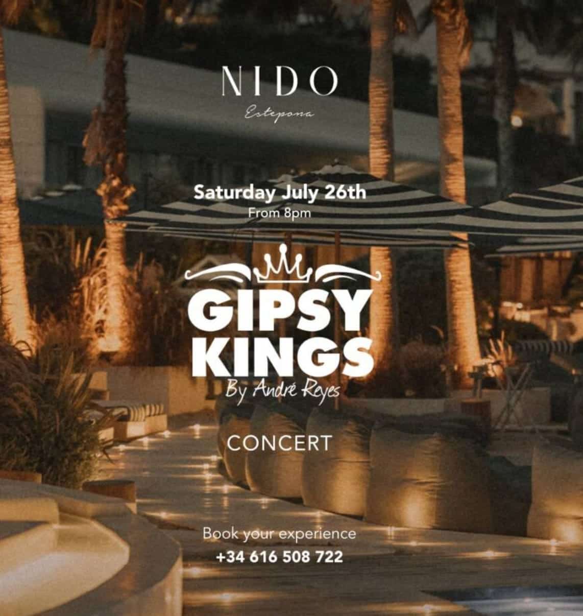 Gipsy Kings by André Reyes en concierto – Nido Estepona 🌴 Poster